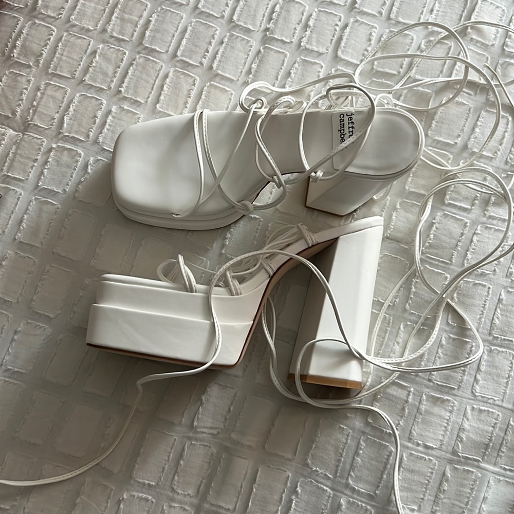 New! Platform sandals.